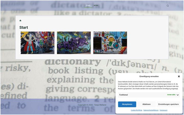 Captura de ecrã de englisch-trainer.de