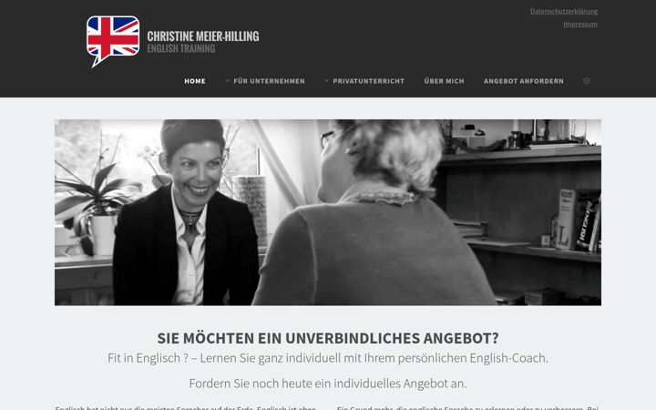 Screenshot of englischkurs-bielefeld.de