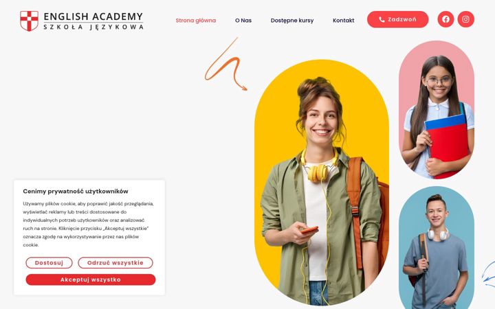 Screenshot ta' english-academy.com.pl