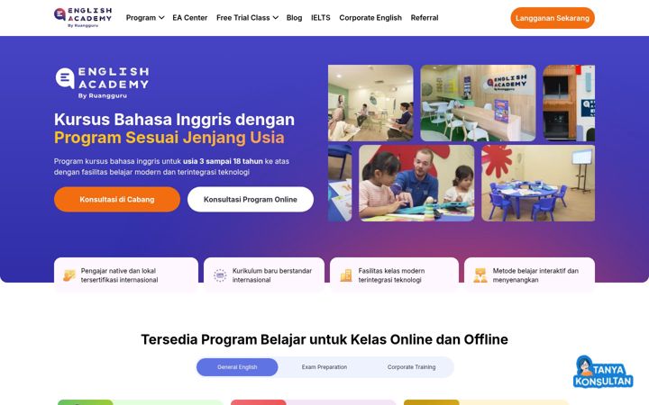 Screenshot of english-academy.id