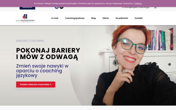 Screenshot ta' english-coaching.pl
