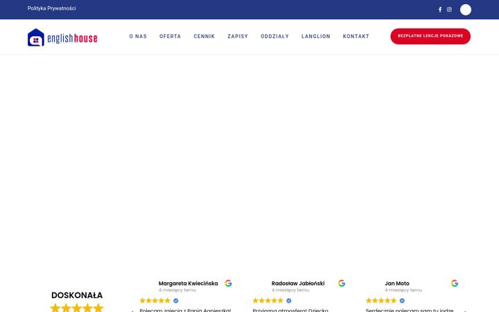 Screenshot ta' english-house.pl