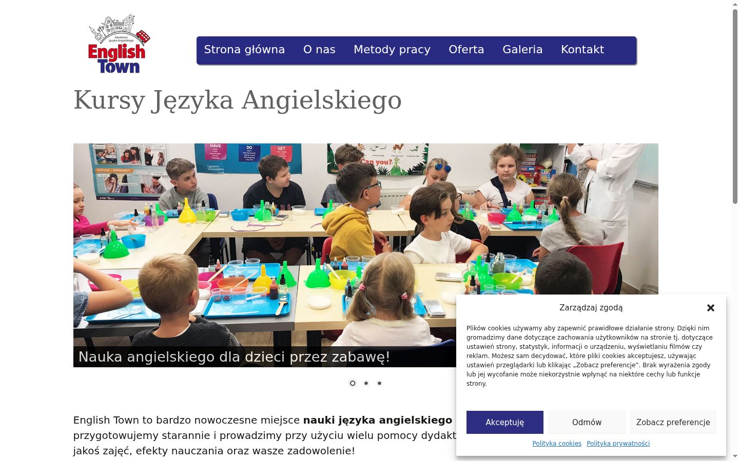 Snímek obrazovky baneru souhlasu zobrazeného před jakoukoli interakcí