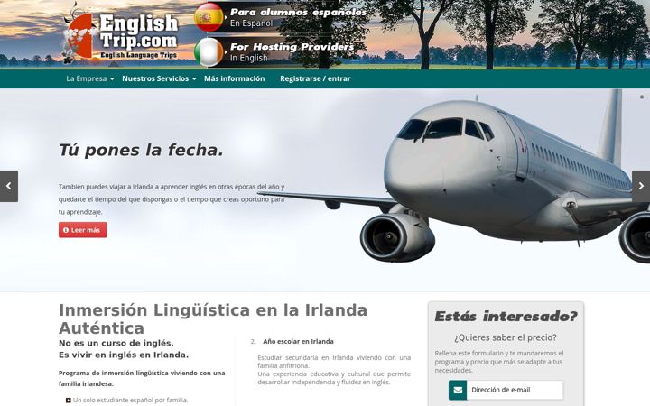 Screenshot of english-trip.com