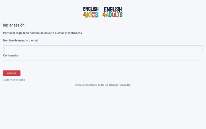 Screenshot του english4kidsonline.site