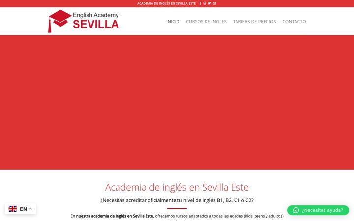 Screenshot of englishacademysevilla.es