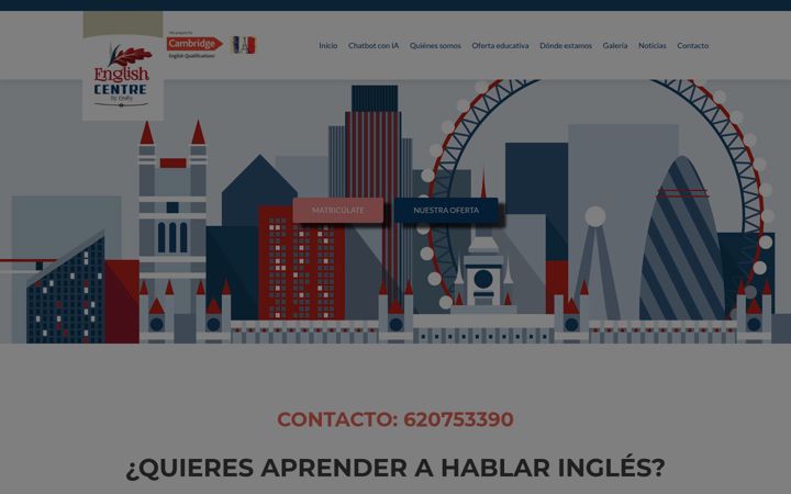 Screenshot of englishcentreemily.com
