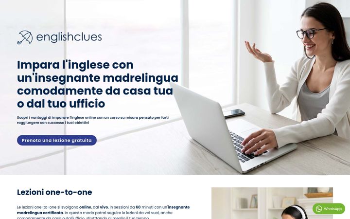 Screenshot of englishclues.com