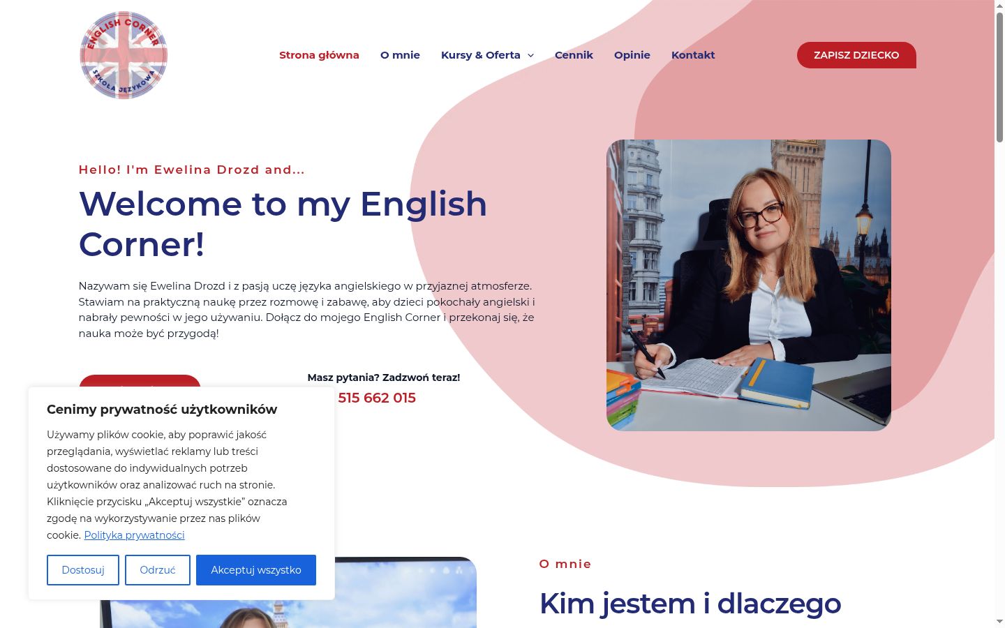 Snímek obrazovky baneru souhlasu zobrazeného před jakoukoli interakcí