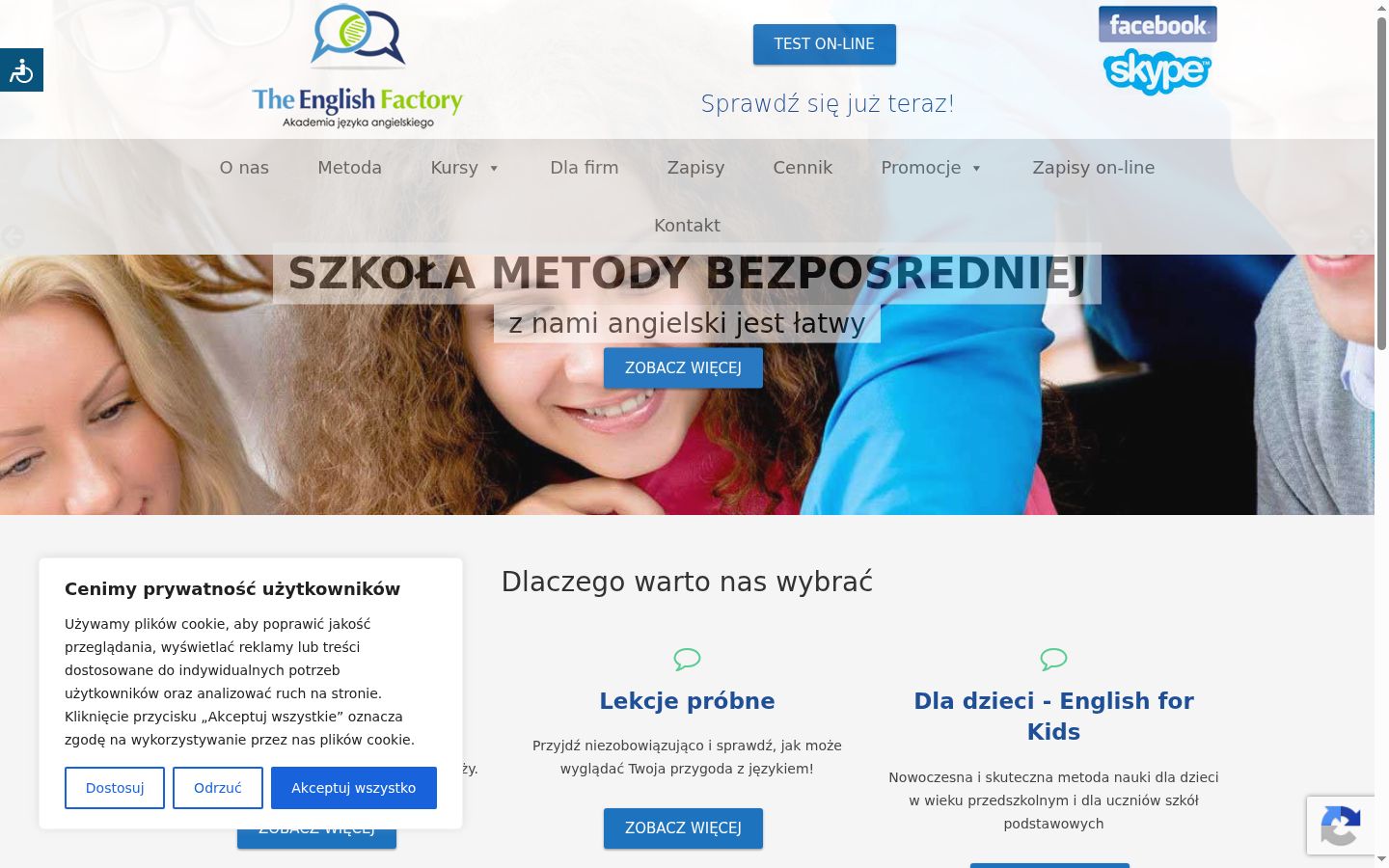 Screenshot tal-banner tal-kunsens muri qabel kwalunkwe interazzjoni