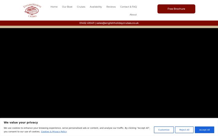 Screenshot του englishholidaycruises.co.uk