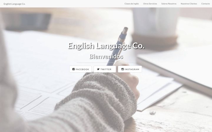 Screenshot of englishlanguageco.com