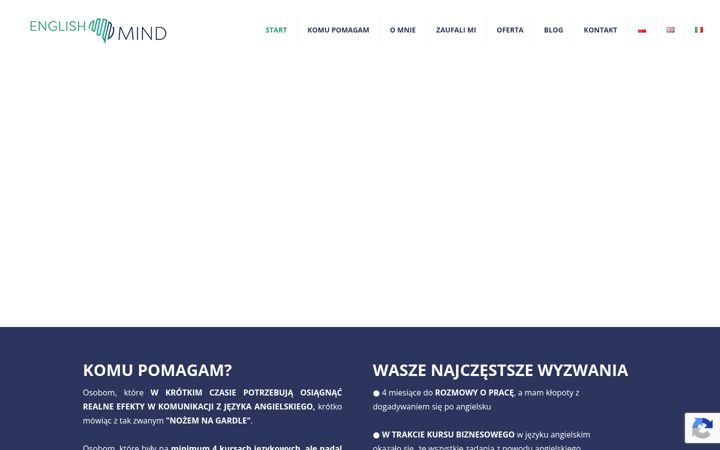 Snímek obrazovky englishmind.com.pl