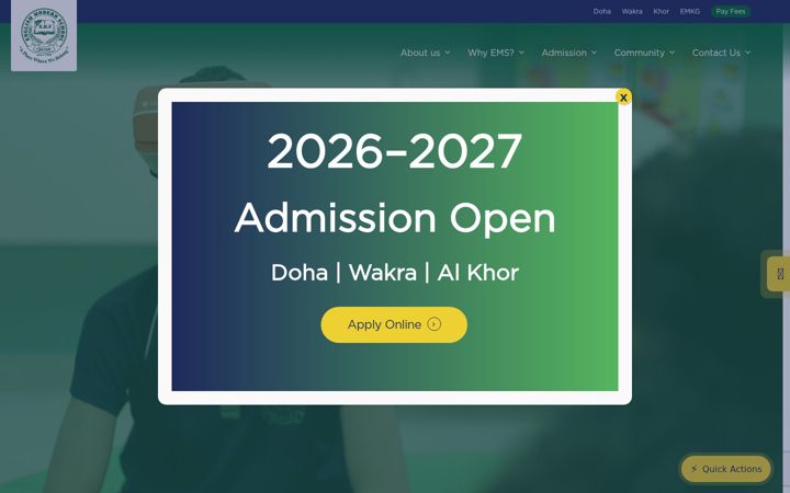 Screenshot di englishmodernschool.net
