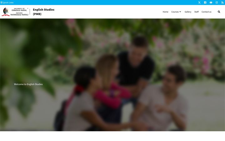Snímek obrazovky englishpmb.ukzn.ac.za