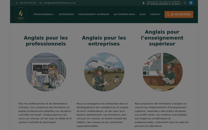 Screenshot of englishproficiency.co.uk