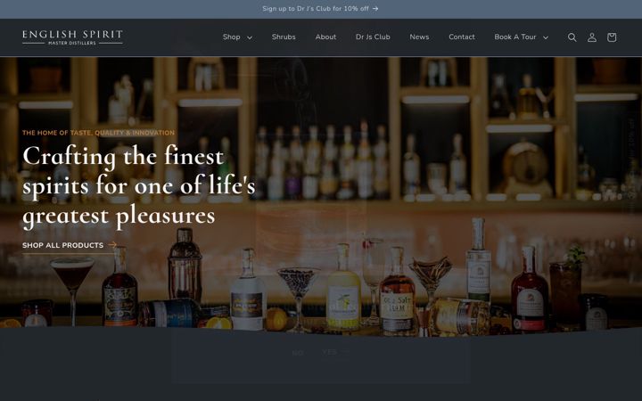 Screenshot of englishspirit.uk