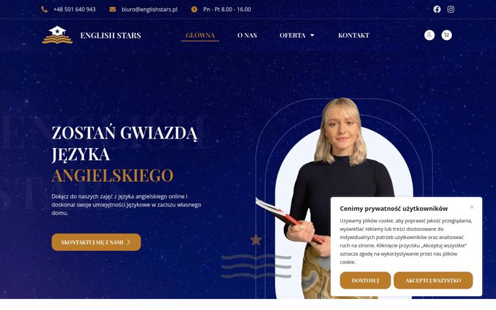 Snímek obrazovky englishstars.pl