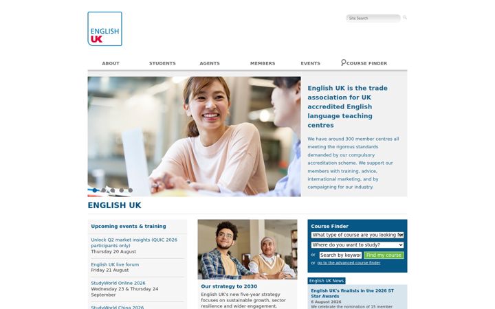 Screenshot of englishuk.com