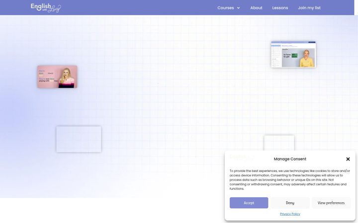 Screenshot of englishwithlucy.com