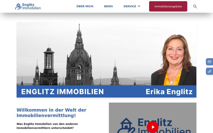 Captura de ecrã de englitz-immobilien.de