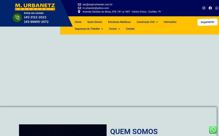 Captură de ecran a engmurbanetz.com.br