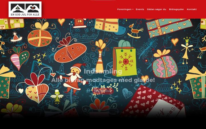 Skärmbild av engodjulforalle.dk