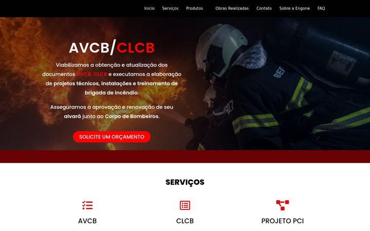 Captură de ecran a engone.com.br