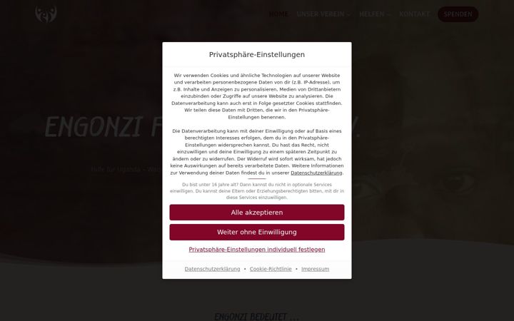 Captura de ecrã de engonzi.de