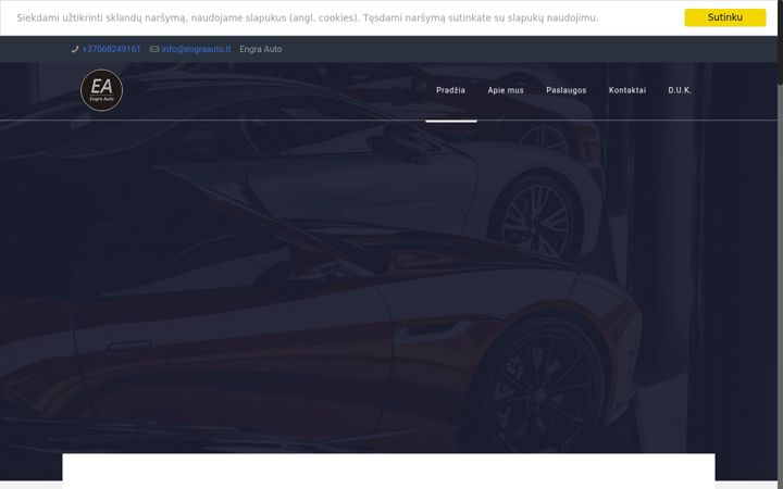 Screenshot of engraauto.lt