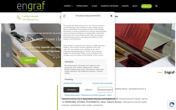 Screenshot of engraf.pl