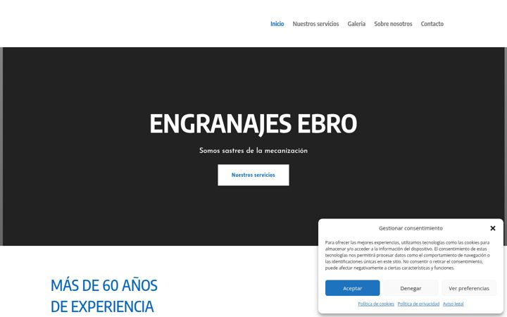 Screenshot of engranajesebro.es