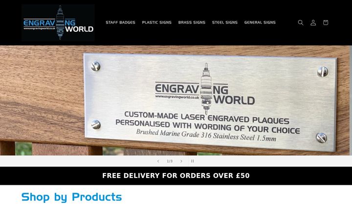 Screenshot von engravingworld.co.uk