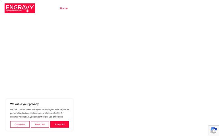 Screenshot von engravy.co.uk