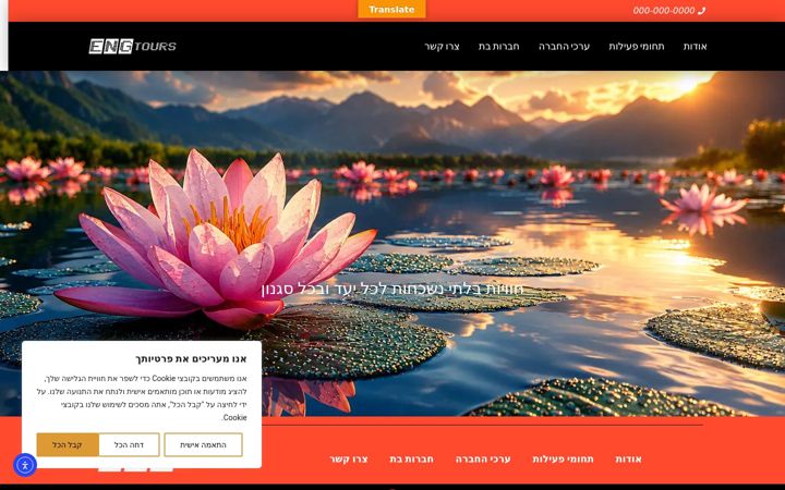 Screenshot of engtours.com