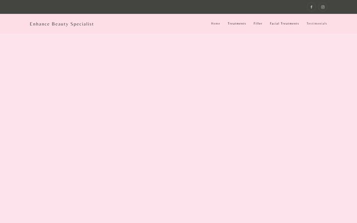 Screenshot of enhancebeautyspecialist.com