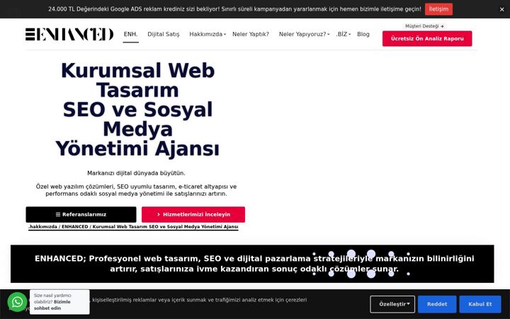 Ekrano kopija enhanced.com.tr