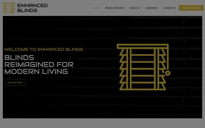 Screenshot of enhancedblinds.com