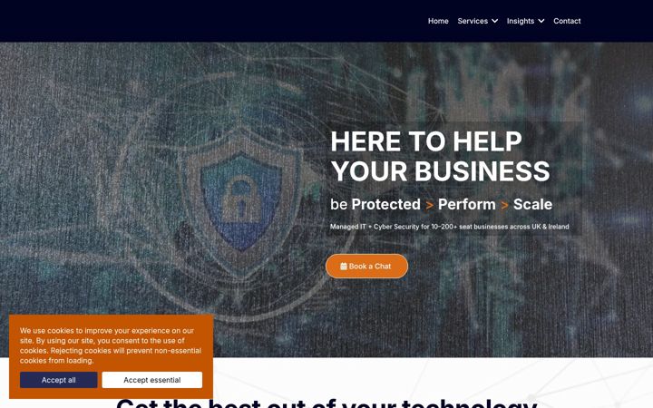 Screenshot di enhancesystems.net