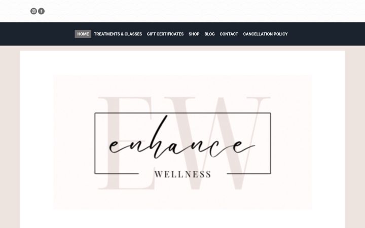 Skærmbillede af enhancewellness.ie