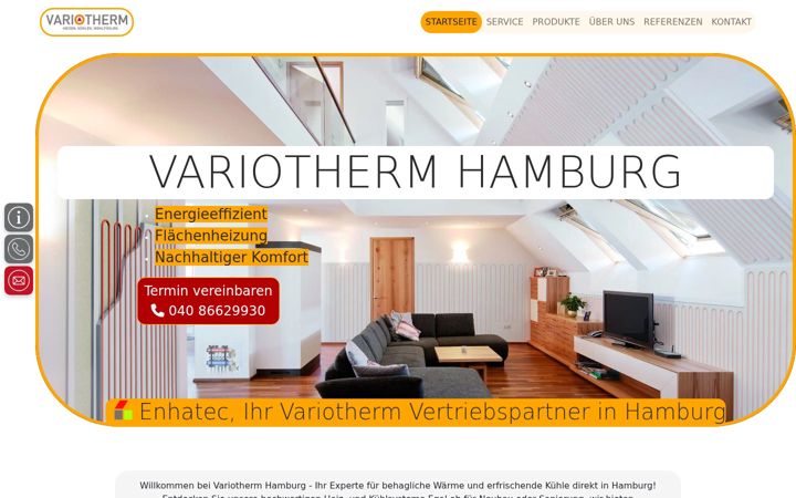 Screenshot of enhatec.de