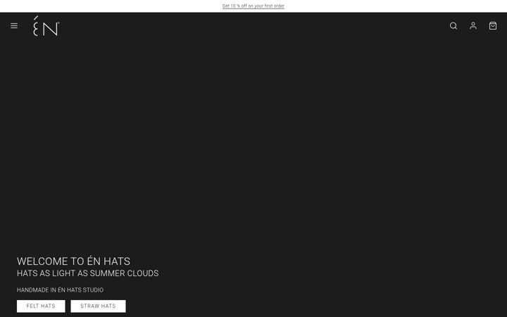 Screenshot of enhats.com
