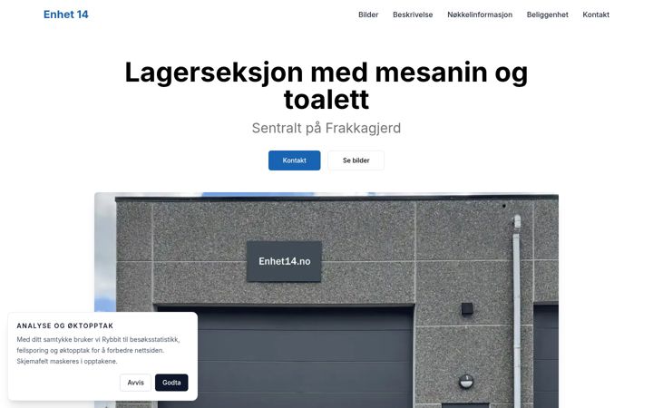 Ekrānuzņēmums no enhet14.no