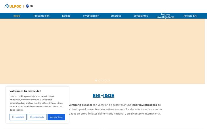 Екранна снимка на eni.ulpgc.es