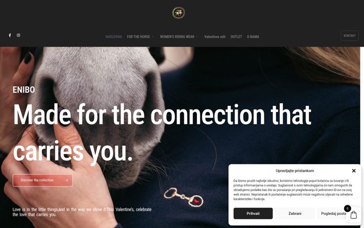 Screenshot of enibo-official.com