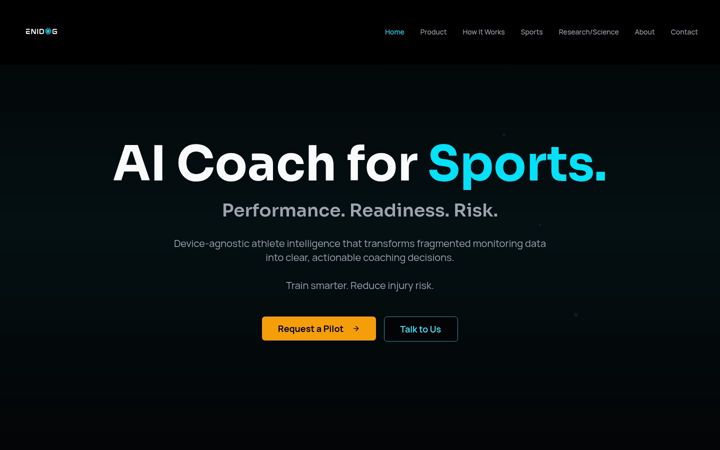 Screenshot of enidog.com