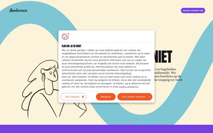 Skærmbillede af eniedereen.nl