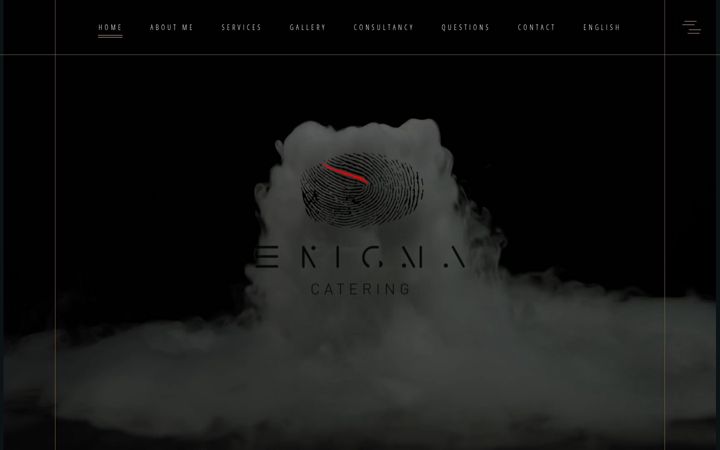 Screenshot of enigma-catering.com