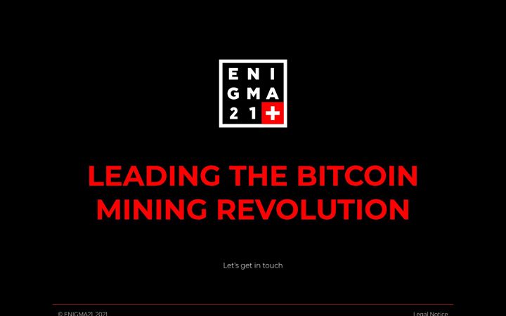Screenshot of enigma21.com