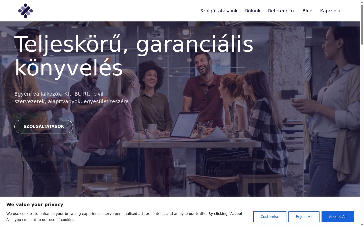 Screenshot tal-banner tal-kunsens muri qabel kwalunkwe interazzjoni